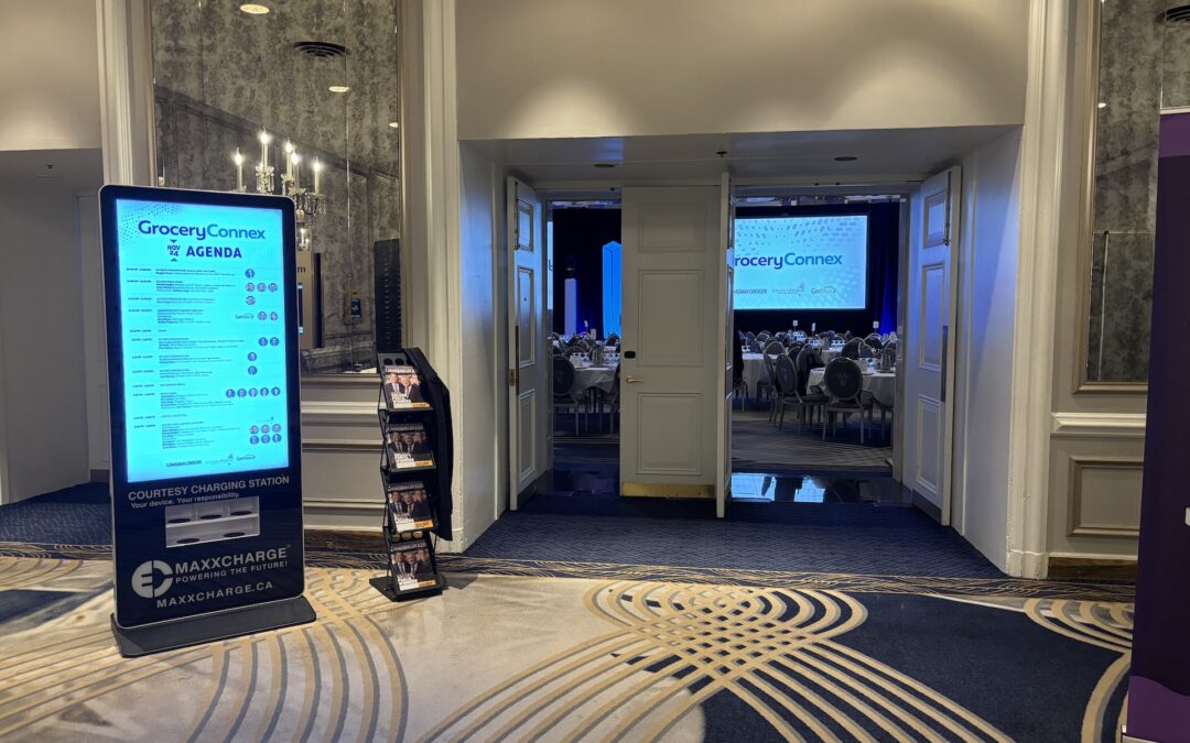 Engaging Charging Displays at GroceryConnex